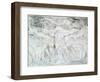 Job and His Daughters-William Blake-Framed Giclee Print