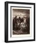 Job and His Friends-Gustave Dore-Framed Giclee Print