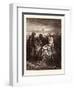 Job and His Friends-Gustave Dore-Framed Giclee Print