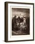 Job and His Friends-Gustave Dore-Framed Giclee Print