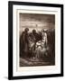 Job and His Friends-Gustave Dore-Framed Giclee Print