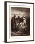 Job and His Friends-Gustave Dore-Framed Giclee Print