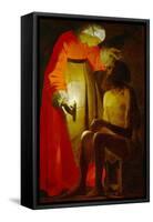 Job and His Wife, Early 1630s-Georges de La Tour-Framed Stretched Canvas