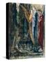 Job and the Angels, circa 1890-Gustave Moreau-Stretched Canvas