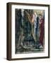 Job and the Angels, circa 1890-Gustave Moreau-Framed Giclee Print