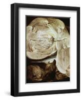 Job and the Whirlwind-William Blake-Framed Giclee Print