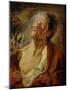 Job, C.1620 (Oil on Oak Panel)-Jacob Jordaens-Mounted Giclee Print