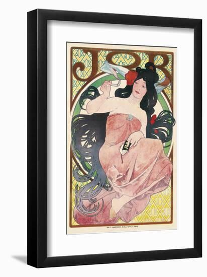 Job Cigarette Paper-Alphonse Mucha-Framed Premium Giclee Print