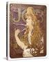 Job Cigarette Rolling Papers Advertisement, 1897-Alphonse Mucha-Stretched Canvas