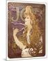 Job Cigarette Rolling Papers Advertisement, 1897-Alphonse Mucha-Mounted Art Print