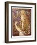 Job Cigarette Rolling Papers Advertisement, 1897-Alphonse Mucha-Framed Art Print