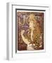 Job Cigarette Rolling Papers Advertisement, 1897-Alphonse Mucha-Framed Art Print