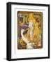 JOB Cigarettes, c. 1897-Alphonse Mucha-Framed Giclee Print