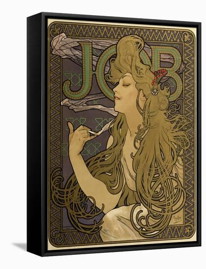 JOB Cigarettes, c. 1897-Alphonse Mucha-Framed Stretched Canvas