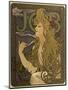 JOB Cigarettes, c. 1897-Alphonse Mucha-Mounted Premium Giclee Print