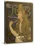 JOB Cigarettes, c. 1897-Alphonse Mucha-Stretched Canvas