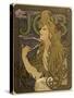 JOB Cigarettes, c. 1897-Alphonse Mucha-Stretched Canvas