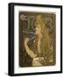 JOB Cigarettes, c. 1897-Alphonse Mucha-Framed Giclee Print