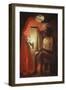 Job Mocked by His Wife-Georges de La Tour-Framed Giclee Print