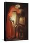 Job Mocked by His Wife-Georges de La Tour-Framed Stretched Canvas