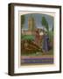 Job on His Dunghill is Afflicted with Leprosy to the Dismay of His Friends-Jean Fouquet-Framed Art Print