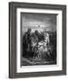 Job on His Dunghill-Gustave Doré-Framed Art Print