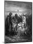 Job on His Dunghill-Gustave Doré-Mounted Art Print