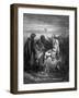 Job on His Dunghill-Gustave Doré-Framed Art Print