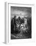 Job on His Dunghill-Gustave Doré-Framed Art Print