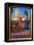 Job on the Dung-Jean Fouquet-Framed Stretched Canvas