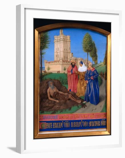 Job on the Dung-Jean Fouquet-Framed Giclee Print