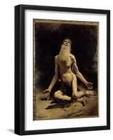 Job Painting by Leon Bonnat (1833-1922) 1880 Sun. 1,61X1,29M. Bayonne, Bonnat Museum-Leon Joseph Florentin Bonnat-Framed Giclee Print