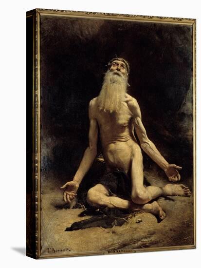 Job Painting by Leon Bonnat (1833-1922) 1880 Sun. 1,61X1,29M. Bayonne, Bonnat Museum-Leon Joseph Florentin Bonnat-Stretched Canvas