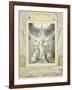 Job Praying (Pl.18) from the Book of Job, C.1793-William Blake-Framed Giclee Print