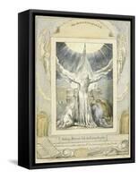 Job Praying (Pl.18) from the Book of Job, C.1793-William Blake-Framed Stretched Canvas