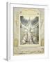 Job Praying (Pl.18) from the Book of Job, C.1793-William Blake-Framed Giclee Print