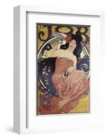 JOB-Alphonse Mucha-Framed Premium Giclee Print