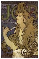 Job-Alphonse Mucha-Lamina Framed Poster