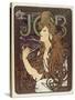 Job-Alphonse Mucha-Stretched Canvas