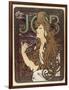 Job-Alphonse Mucha-Framed Art Print