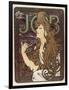 Job-Alphonse Mucha-Framed Art Print