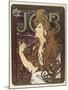 Job-Alphonse Mucha-Mounted Art Print