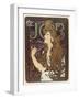 Job-Alphonse Mucha-Framed Art Print