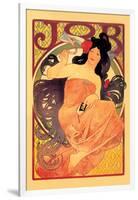 Job-Alphonse Mucha-Framed Art Print