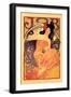 Job-Alphonse Mucha-Framed Art Print