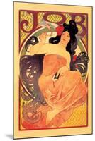 Job-Alphonse Mucha-Mounted Art Print