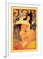 Job-Alphonse Mucha-Framed Art Print