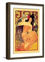 Job-Alphonse Mucha-Framed Art Print