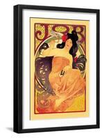 Job-Alphonse Mucha-Framed Art Print