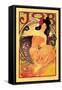 Job-Alphonse Mucha-Framed Stretched Canvas